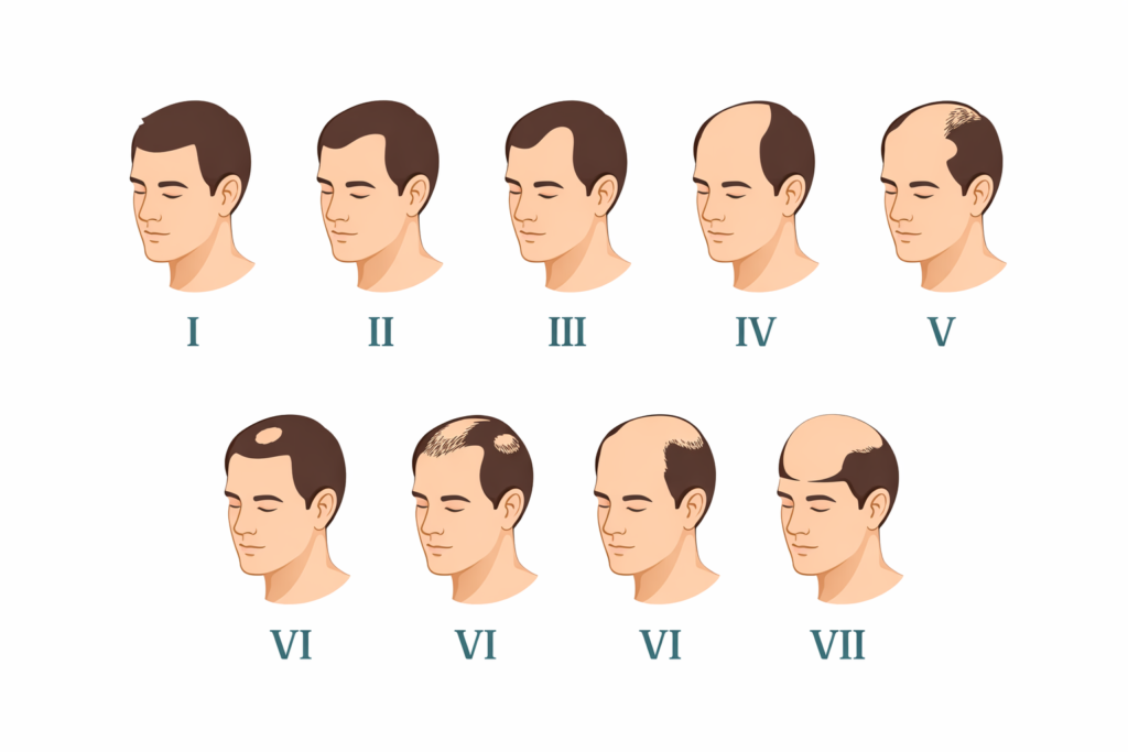 岡崎　AGA 男性分類方法
